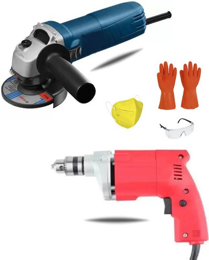 My Factor Angle Grinder with Drill Machine Combo Multicolor (DE97