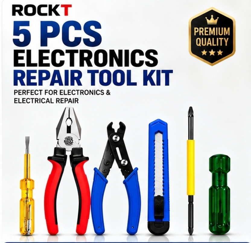 ROCKT 5PCS ELECTRONICS TOOL KIT Hand Tool Kit(5 Tools)