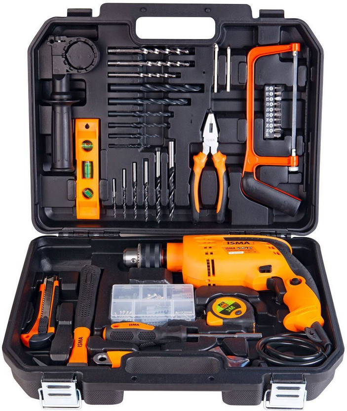 Isma Power & Hand Tool Kit (95 Tools, Multipurpose Set) Power & Hand Tool Kit(95 Tools)
