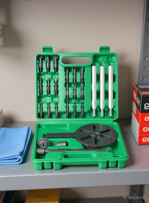 VOLTZ Disassembly Puller Inner Hole Puller Removal Tool Three-jaw Puller Set Hand Tool Kit(21 Tools)