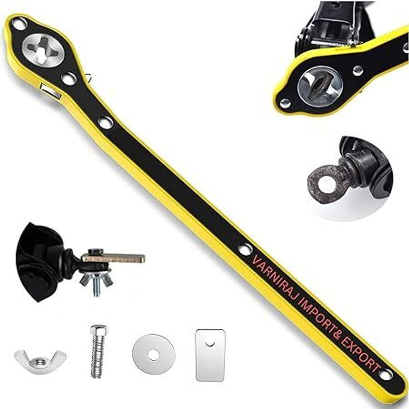 Sahaj Enterprise Car Labor-Saving Jack Ratchet Wrench Alloy Steel Long Handle Scissor Jack Vehicle Tool Kit