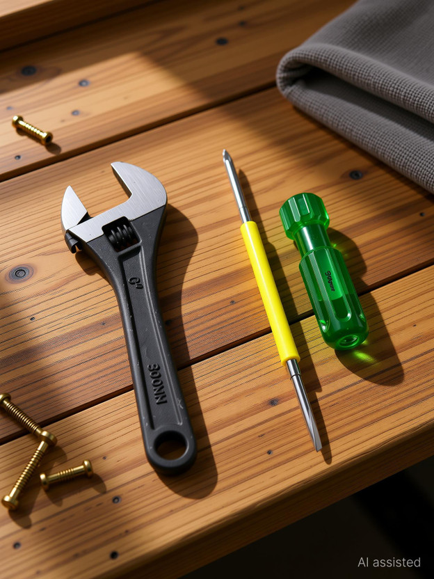 Hillgrove HGCM169M2 8" inch Adjustable Wrench with 2in1 Screwdriver Hand Tool Kit(2 Tools)