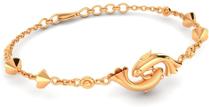 PC Chandra Jewellers "Pisces Grace" Horoscope Bracelet Yellow Gold 22kt Bracelet