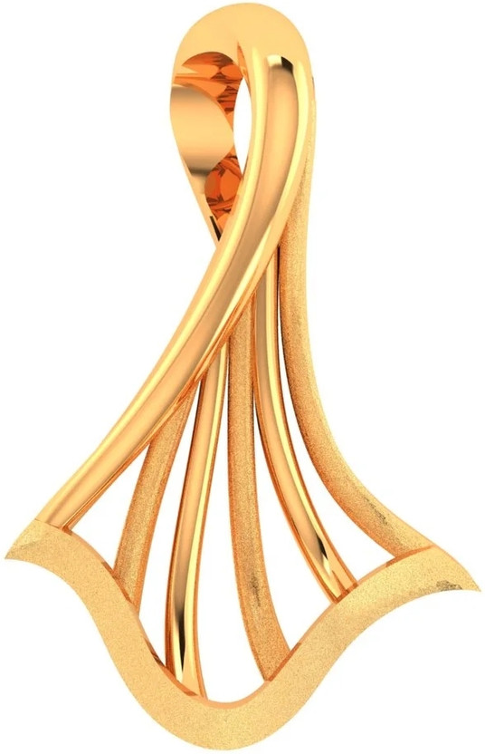 PC Chandra Jewellers Ginkgo Cascade Designer Pendant 14kt Yellow Gold Pendant