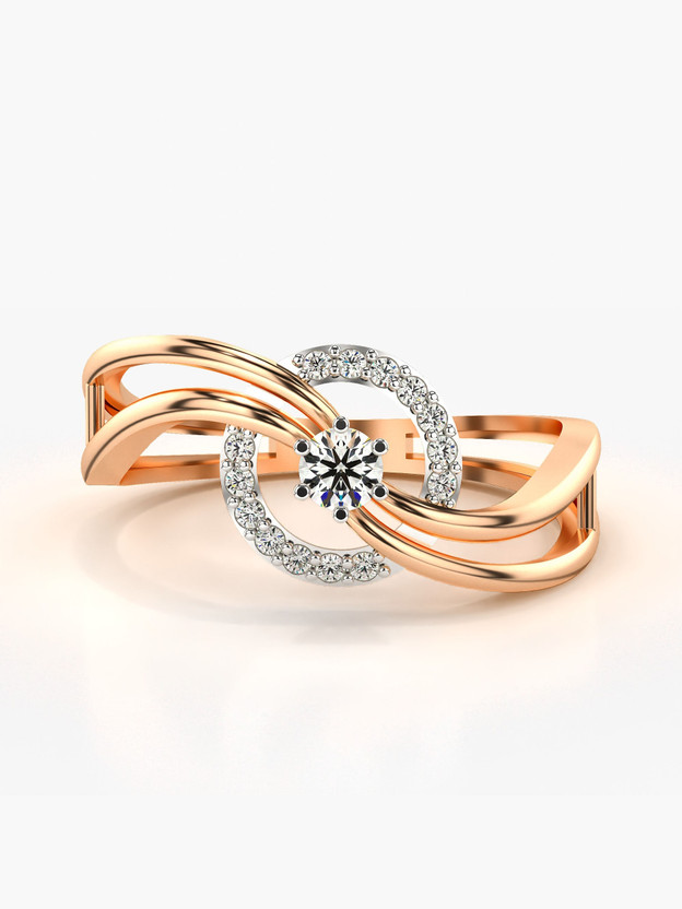 VALANOVA VGR0006A_CRL Rose 9kt Lab Grown Diamond Rose Gold ring