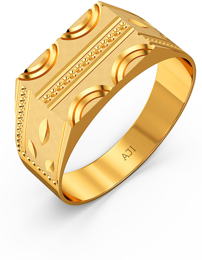 Joyalukkas Nature Etch Gold Kids Ring 22kt Yellow Gold ring