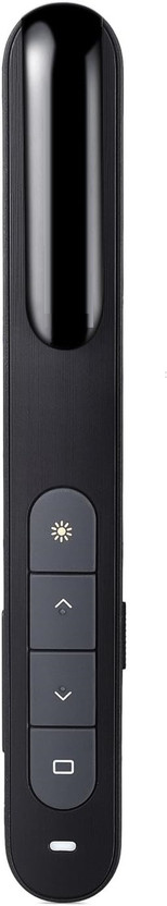 BTS Presentation Clicker 2.4GHz Wireless Presenter PowerPoint Clicker Pointer School Assemblies up to 100m Control Range Presenter(Black)