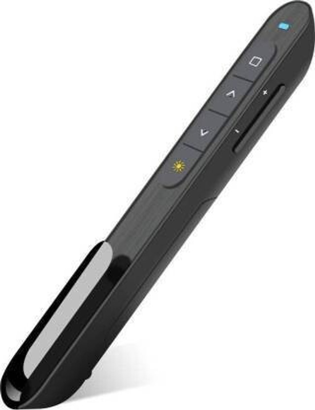 Jihaan 2.4Ghz USB Wireless Presenter Pointer PPT RF Remote Control Pen 2.4Ghz USB Wireless Presenter Presenter (Black) Presenter(Black)