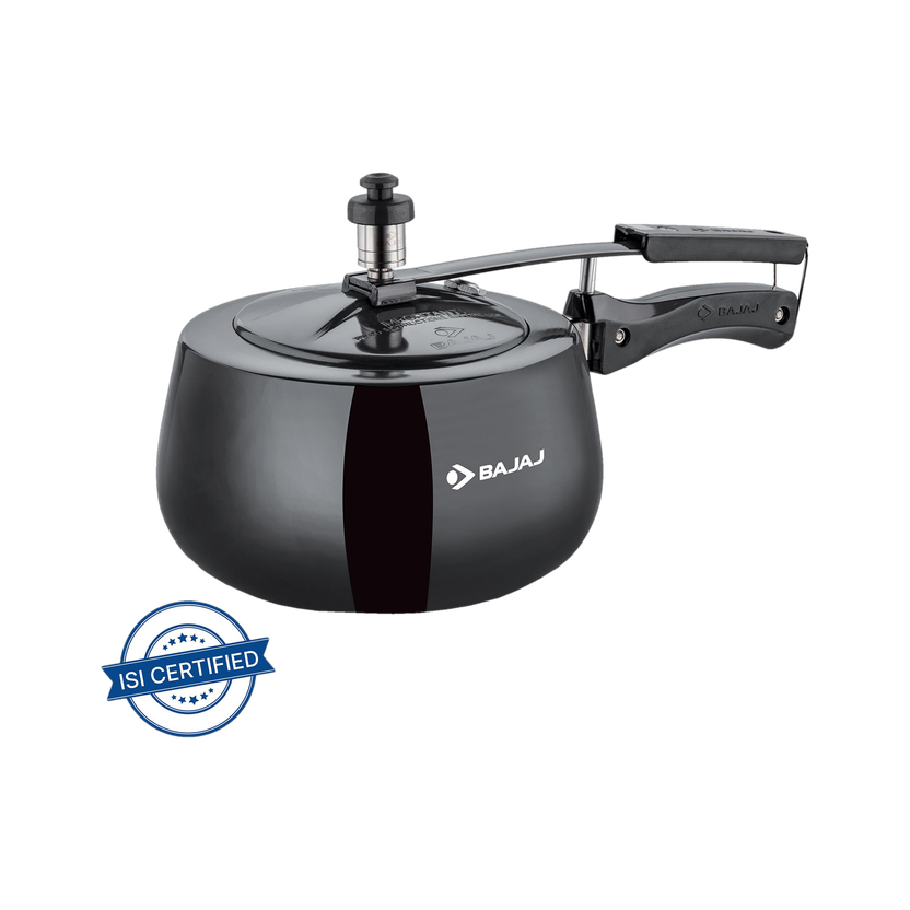 BAJAJ New Shakti 3HD HA Handi With IB 3 L Inner Lid Induction Bottom Pressure Cooker(Hard Anodized)