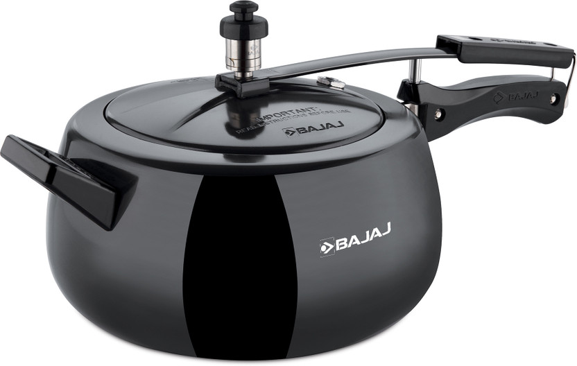 BAJAJ New Shakti 5HD HA Handi With IB 5 L Inner Lid Induction Bottom Pressure Cooker(Hard Anodized)