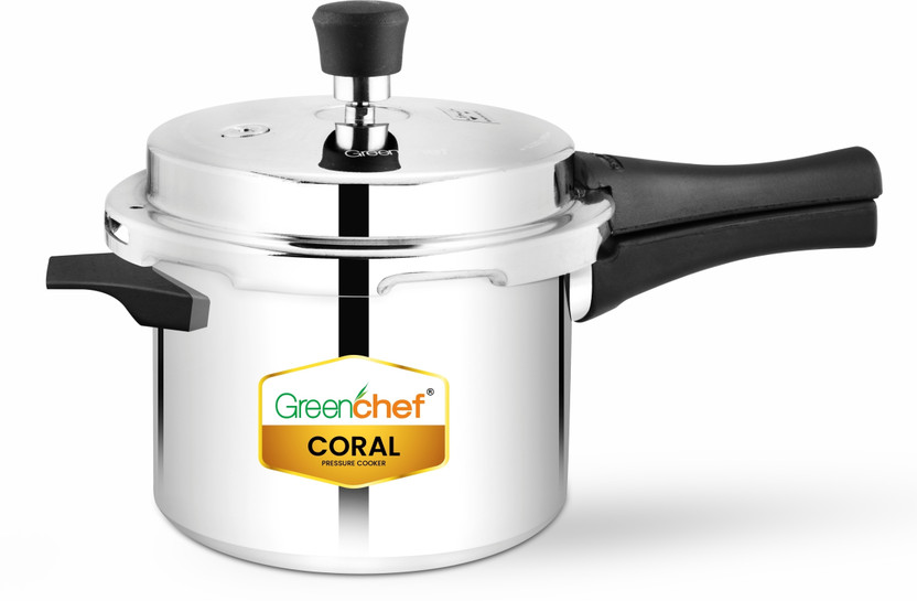 Greenchef Coral 5 L Outer Lid Pressure Cooker(Aluminium)