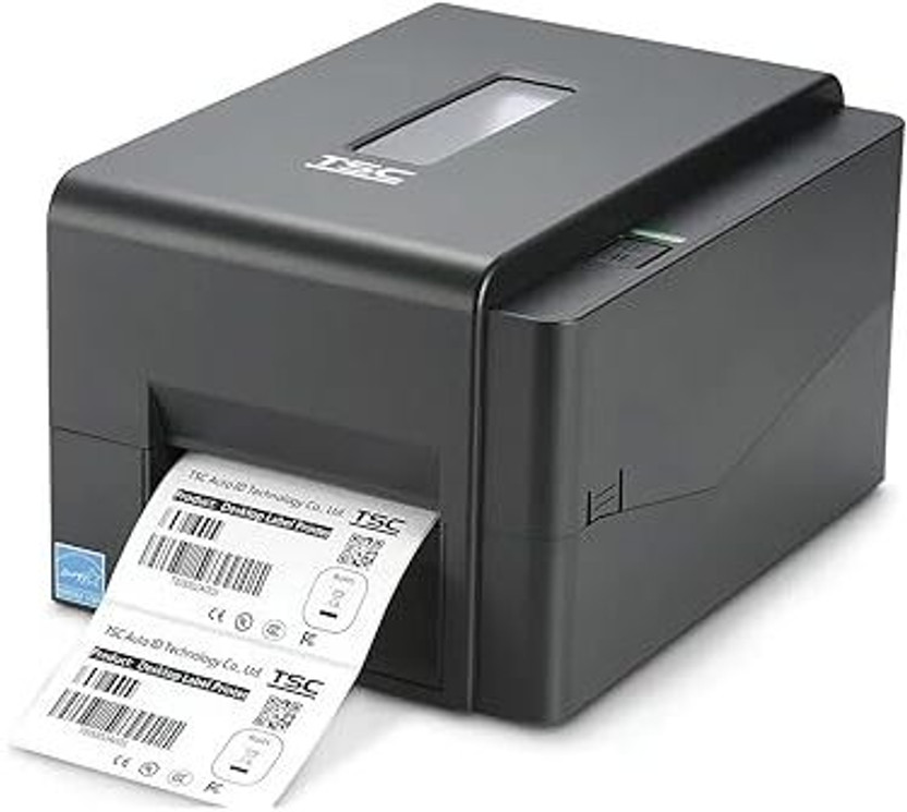 gtech TE244 Barcode Printer with One Label Roll and Ribbon Free Single Function Monochrome Thermal Transfer Printer(Label Roll)