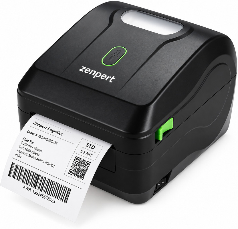 Zenpert Zenpert 4D520 Single Function Monochrome Label Printer(Label Roll) - Flipkart Deal