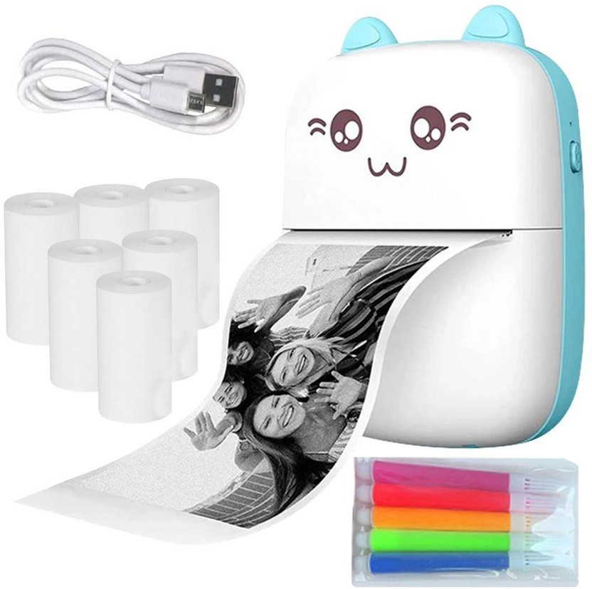 4uonly RRT-BRE-OFFICE HOME BEDROOM FOR MINI PRINTER USE CXZ7 Multi-function Monochrome Label Printer(Label Tape)