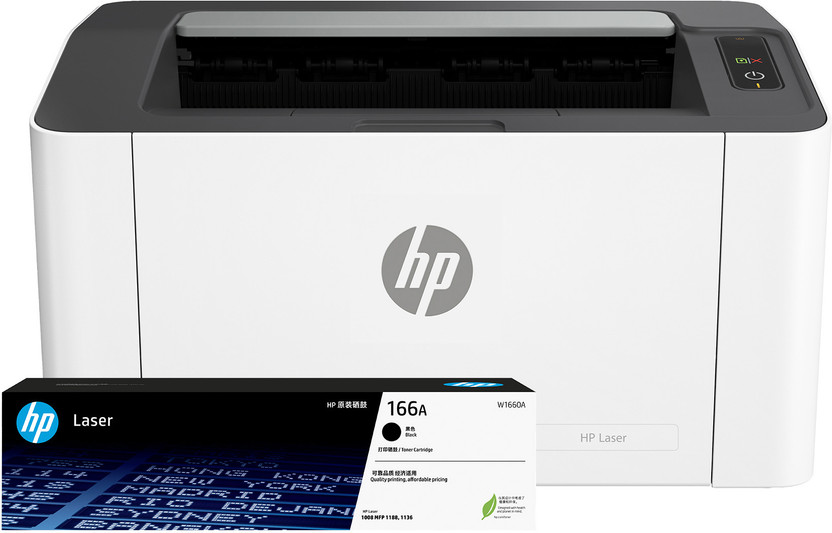 HP 1008W Single Function WiFi Monochrome Laser Printer (Black Page Cost: 3.4 Rs.) Up to 21 PPM Mono, Yield: Up to 1,500 Black Pages(Toner Cartridge, 1 Toner Cartridge Included)