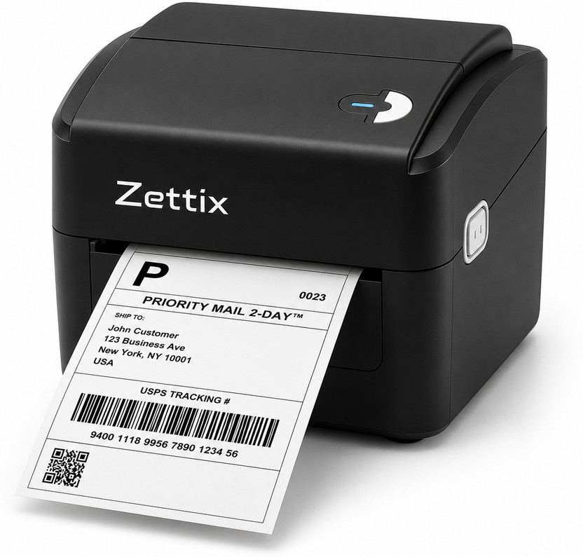 Zettix ZPro 4X Multi-function Color Thermal Transfer Printer(Label Tape)