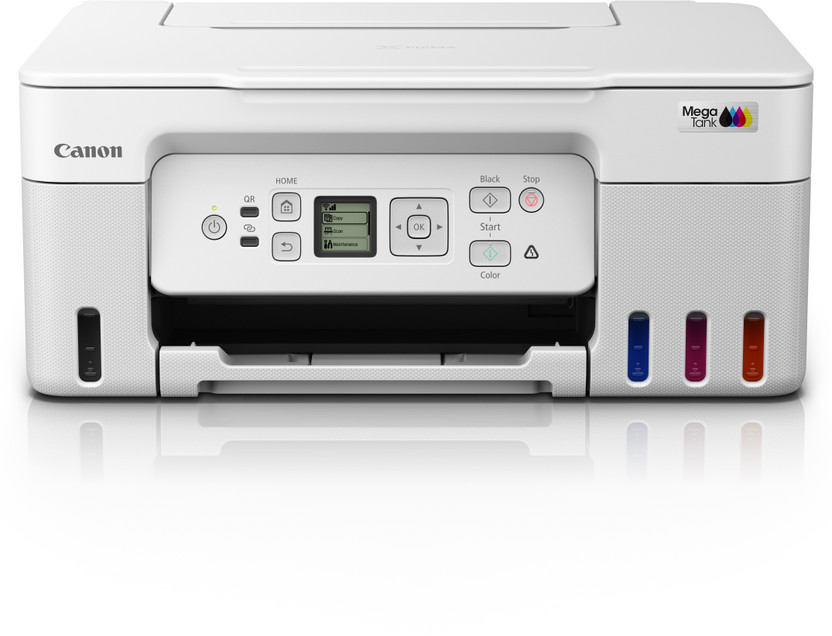Canon PIXMA INK EFFICIENT G3770 Multi-function WiFi Color Ink Tank Printer for Print/Copy/Scan with 6000 black and 7700 color prints(4 Ink Bottles Included)