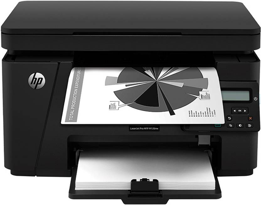 HP LaserJet Pro MFP M126nw Multifunction WiFi Monochrome Laser Printer HP