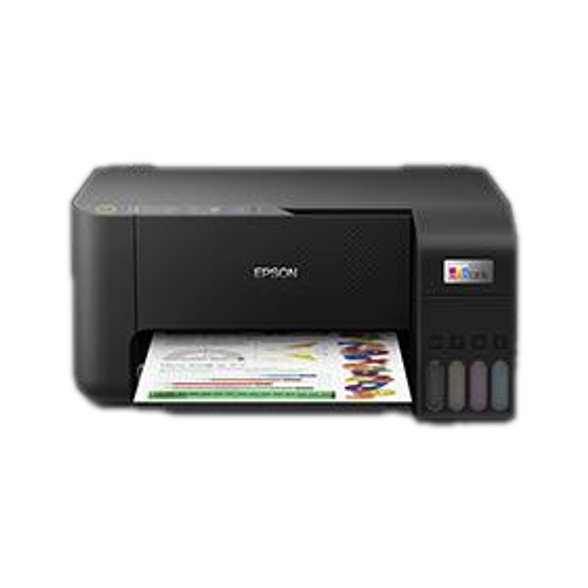 Epson L3200 Multi-function Color Ink Tank Printer with Voice Activated Printing Google Assistant and Alexa (Color Page Cost: 0.33 Rs. | Black Page Cost: 0.09 Rs.) Print, Copy & Scan, Up to 10 IPM Mono / 5 IPM Color, Yield: Up to 4,500 Black / 7,500 Color Pages(4 Ink Bottles Included)