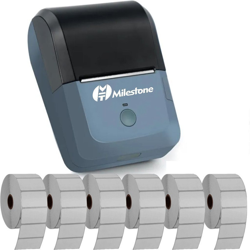 Milestone Y50 Bluetooth Thermal Label Printer for Business, Jwellery, Cloth Shop - Multi-function Monochrome Label Printer(Label Roll)