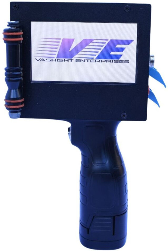 VASHISHT ENTERPRISES 12.7 mm date batch expiry logo barcode text thermal inkjet printer Single Function Monochrome Inkjet Printer(Ink Cartridge)