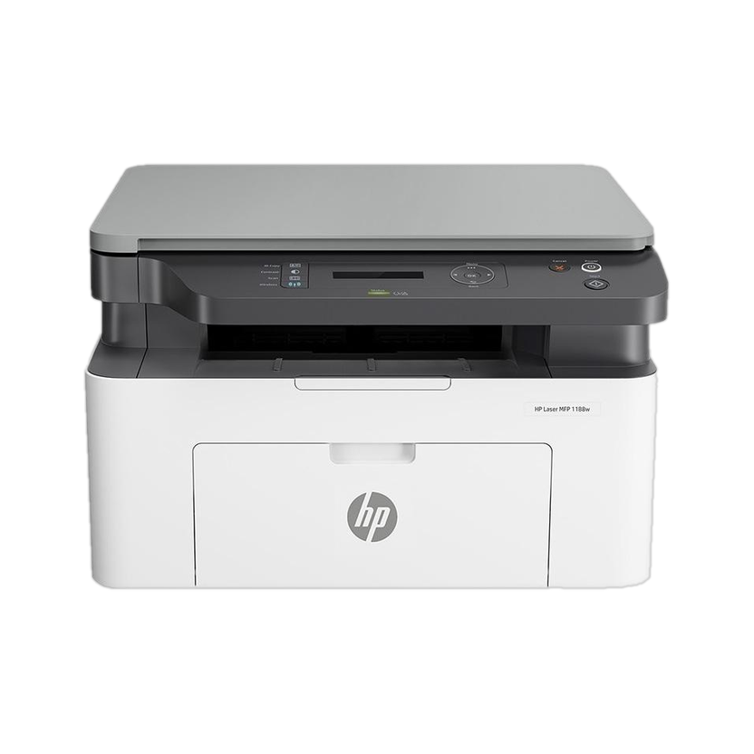 HP MFP 1188W Multi-function Monochrome Laser Printer (Black Page Cost: 3.4 Rs.) Print, Copy & Scan, Up to 21 PPM Mono, Yield: Up to 1,500 Black Pages(Toner Cartridge, 1 Toner Cartridge Included)