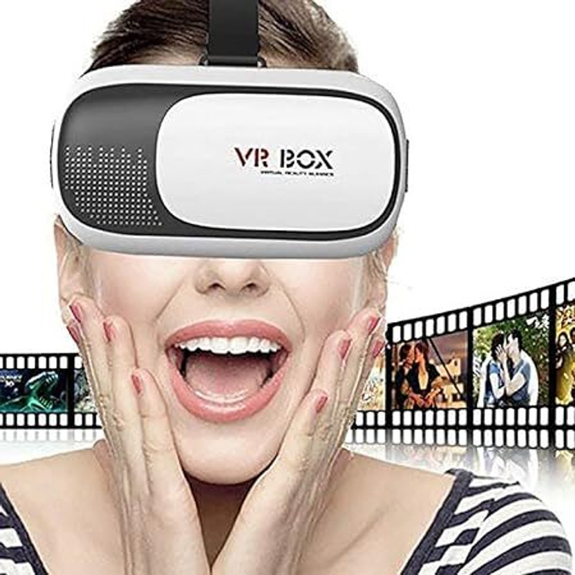 Kamini Virtual Reality Headset| 3D Glasses Headset |VR Set Box 5.5 GHz BGA 1288 1 Core Processor Designed for Mobile(Black, White)