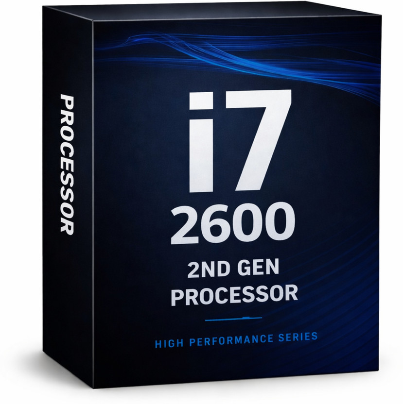 GLOBAL TOUCH I7 2600 CPU 3.4 GHz LGA 1155 4 Core Processor Designed for Desktop(Silver)