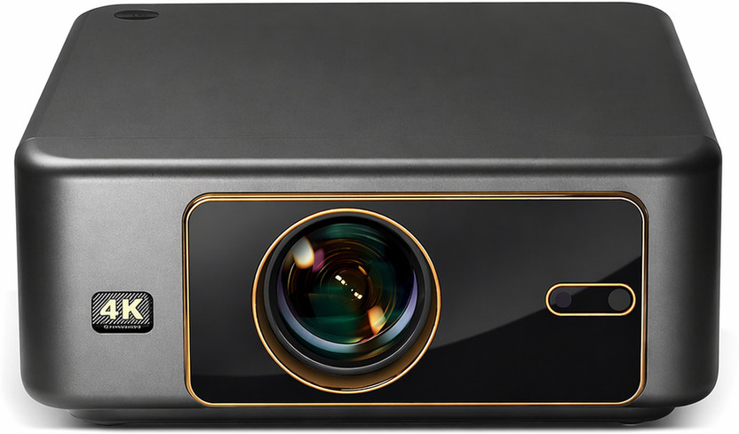Reysol Native 4K Projector|40000 Lumens High Brightness|WiFi & Miracast | Auto Keystone (40000 lm / 1 Speaker / Wireless / Remote Controller) Portable Projector(Multicolor)