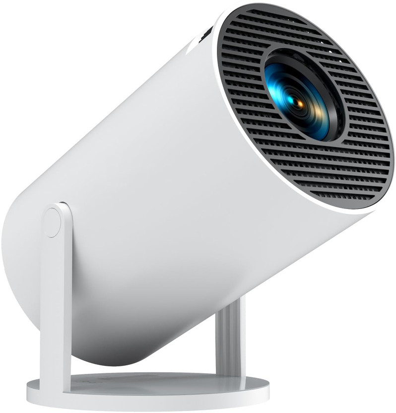 Mudo Smart LED Projector with 1080p Support, Rotatable Design | Built-In Bluetooth (2000 lm / Remote Controller) Portable Projector(White)