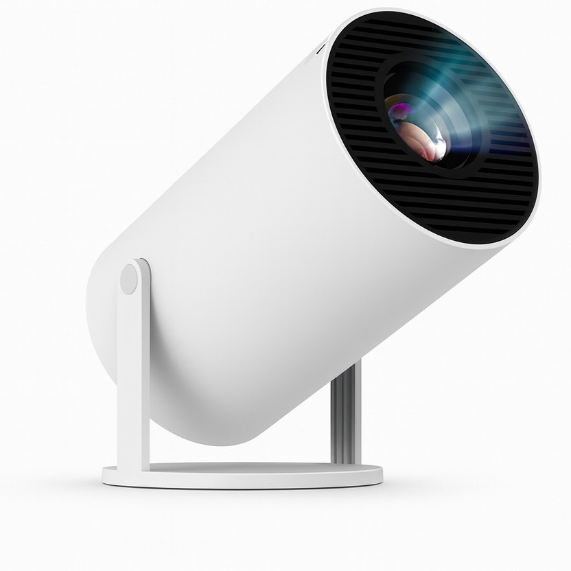 comvision Projector (1 Speaker / Wireless / Remote Controller) White (5000 lm) Portable Projector(White)