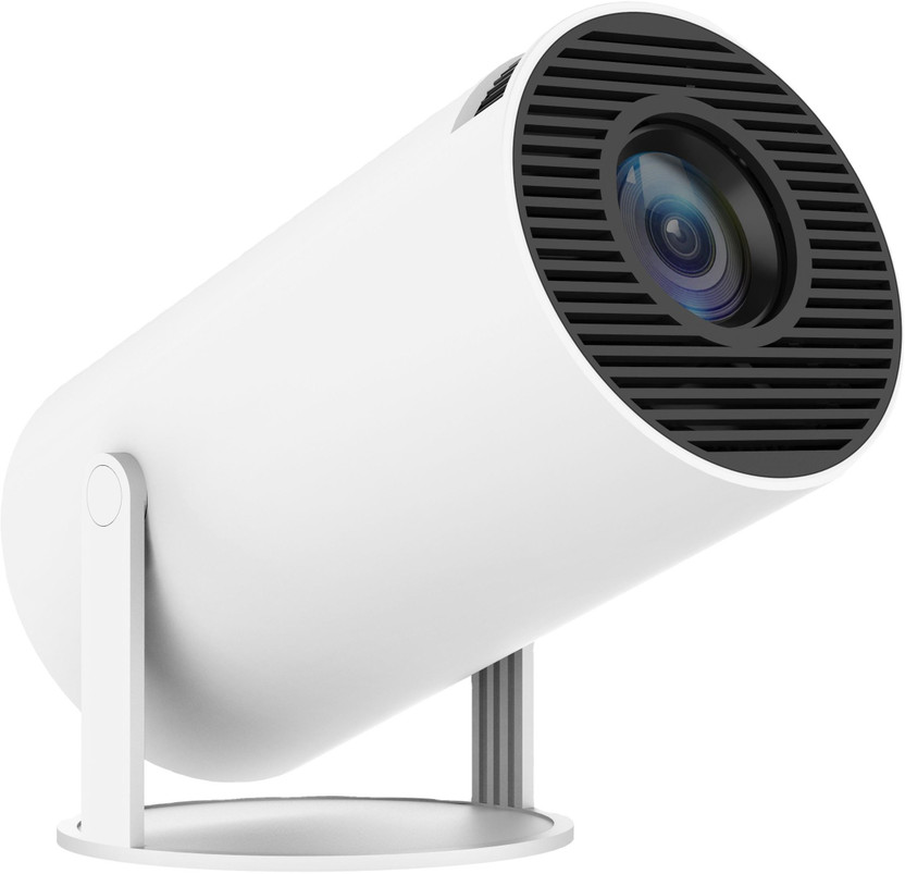 OneXsale Auto Keystone Mini 4K LED Gaming Projector High Resolution Home Cinema Android (1000 lm / 1 Speaker / Remote Controller) Portable Projector(White, Black)