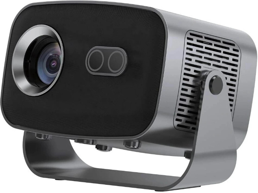 Divine creation CineGO Pro Smart LED Projector Full HD 1080P Wireless Screen Mirroring C9 (18000 lm / Wireless / Remote Controller) Portable Projector(Black)