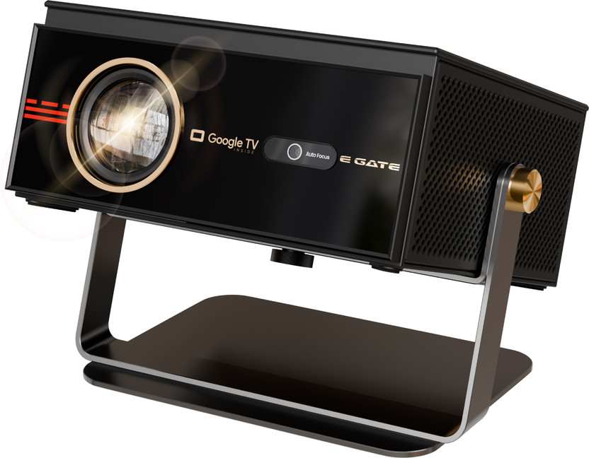 Google Egate Zen 11X Certified Google TV| Sealed Engine|Official Netflix ,Prime| 4K Support (22000 lm / 2 Speaker / Wireless / Remote Controller) Portable Projector(Black) - Flipkart Deal