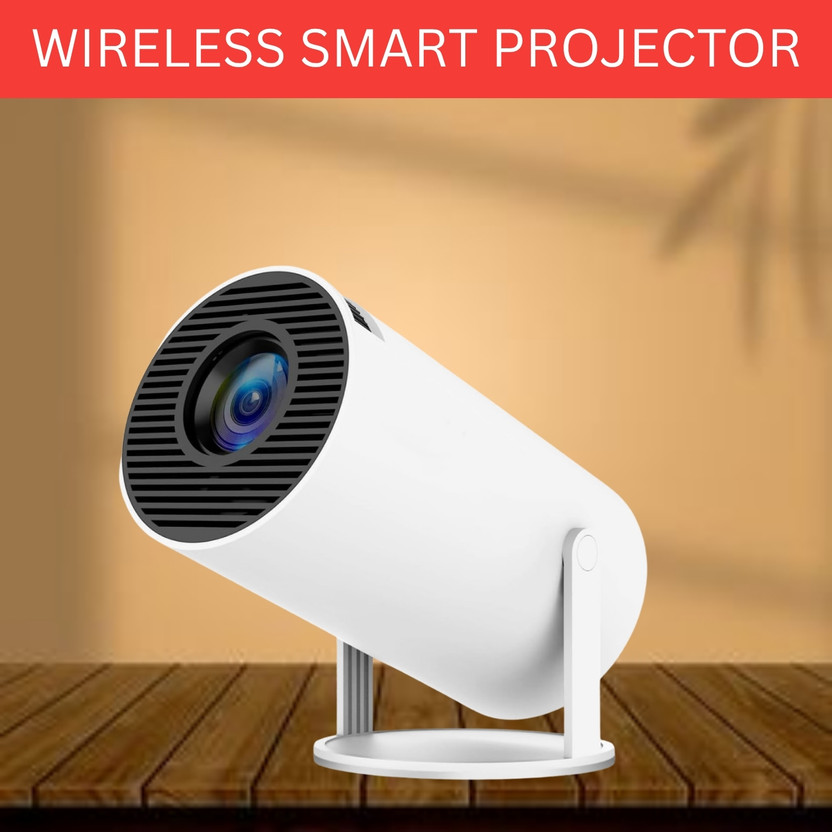 GUGGU GUGGU Protable Projector for Home 4K Support With Built-in Apps Netflix, YouTubeN62 (4500 lm / 1 Speaker / Wireless / Remote Controller) Portable Projector(White) - Flipkart Deal