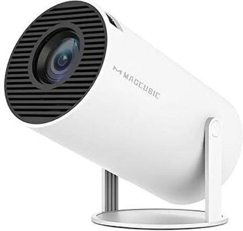 zone alpha HY300 Freestyle Projector with WiFi and Bluetooth (160 lm) Portable Projector(White)