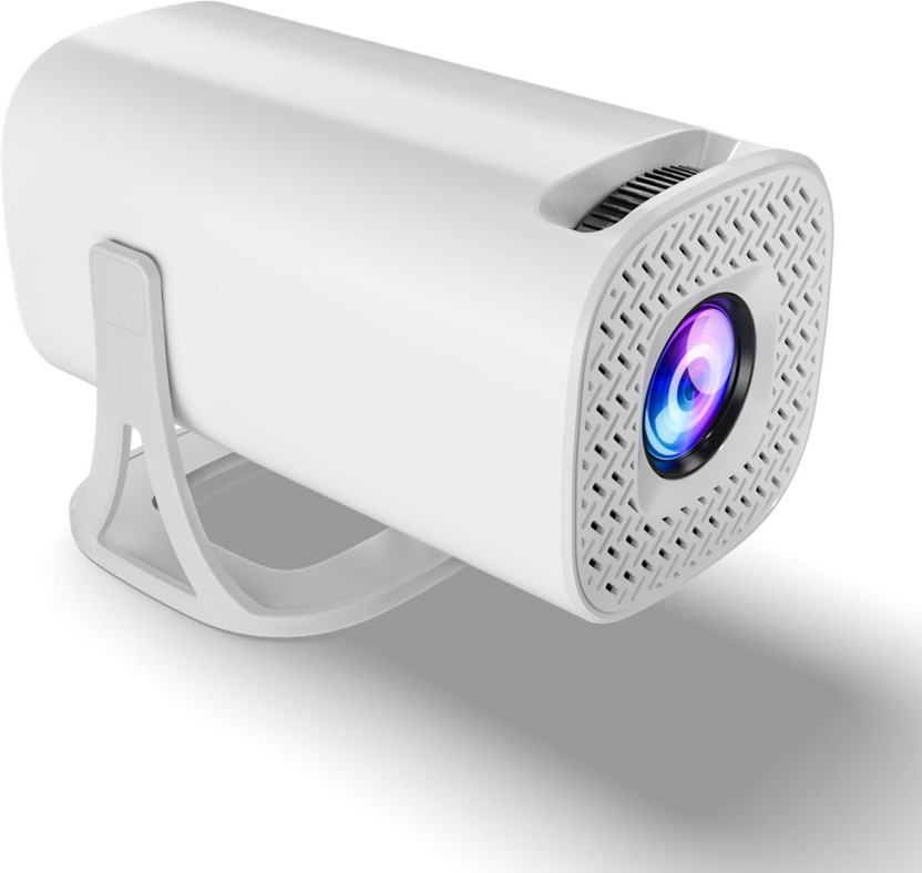 Wifton S40 Compact Mini Projector for Movies, Gaming & Office Use (6000 lm / 1 Speaker / Wireless / Remote Controller) Portable Projector(White)