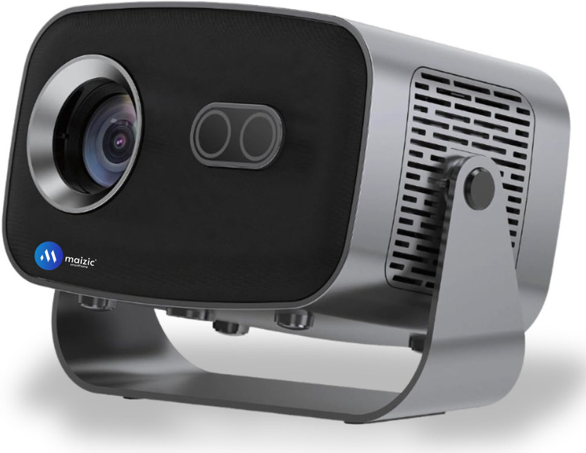 Maizic Smarthome Cinecast X Projector 4K Smart LED Projector, 18000 Lumens, Native 1080p (18000 lm / Wireless / Remote Controller) Portable Projector(Black)