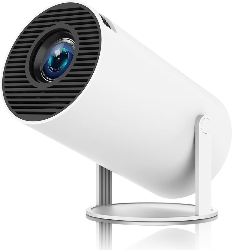 Tech Fuel Home Cinema Mini Projector |1080P Full HD with 3300 Lumen Brightness - White (4500 lm) Portable Projector(White)