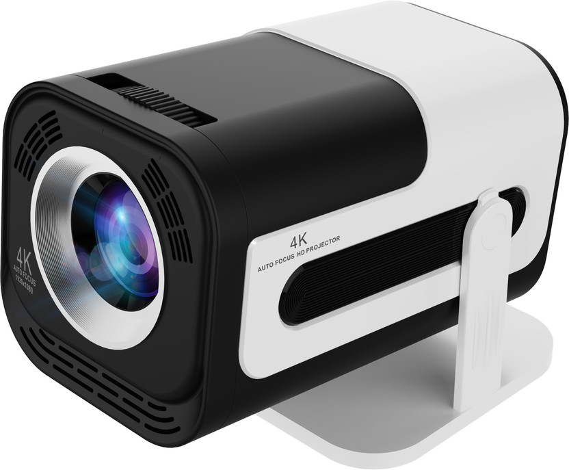 Projevox StreamLite 320 | Android 13 ,4K Support | HD Native | Auto Keystone (5000 lm / 1 Speaker / Wireless / Remote Controller) Portable Projector(Black, White)