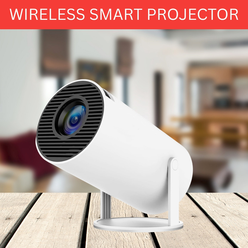GUGGU GUGGU Protable Projector for Home 4K Support With Built-in Apps Netflix, YouTubeN254 (4500 lm / 1 Speaker / Wireless / Remote Controller) Portable Projector(White) - Flipkart Deal