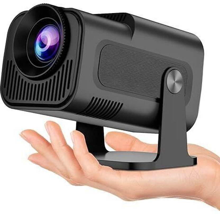 Steepify Square Smart Mini Projector | Native 720P HD (5000 lm / 1 Speaker / Wireless / Remote Controller) Portable Projector(Black)