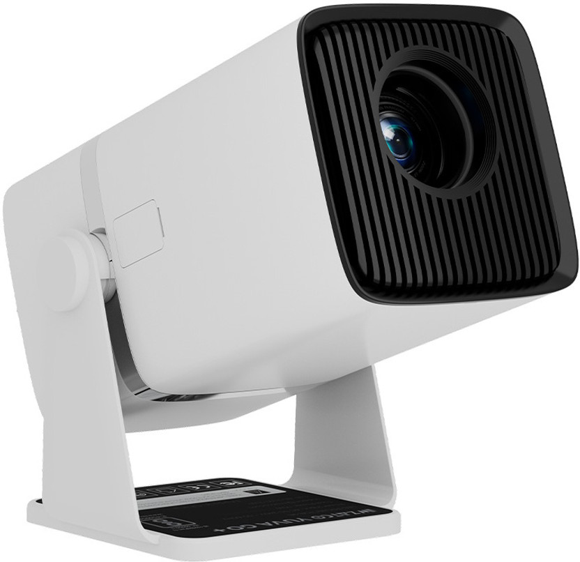 WZATCO Yuva Go Plus (9000 lm / 1 Speaker / Remote Controller) Portable Projector(White)