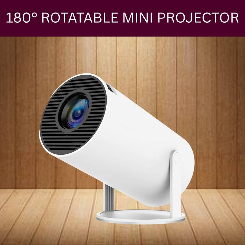 GUGGU GUGGU Protable Projector for Home 4K Support With Built-in Apps Netflix, YouTubeN236 (4500 lm / 1 Speaker / Wireless / Remote Controller) Portable Projector(White) - Flipkart Deal