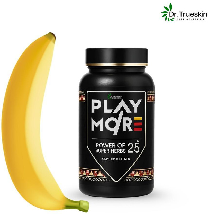 Dr.TrueSkin Dr.TrueSkin Play More Powder for Men Rise & Shine Energy Mix Protien Plant-Based Protein(150 g, Unflavoured) - Flipkart Deal