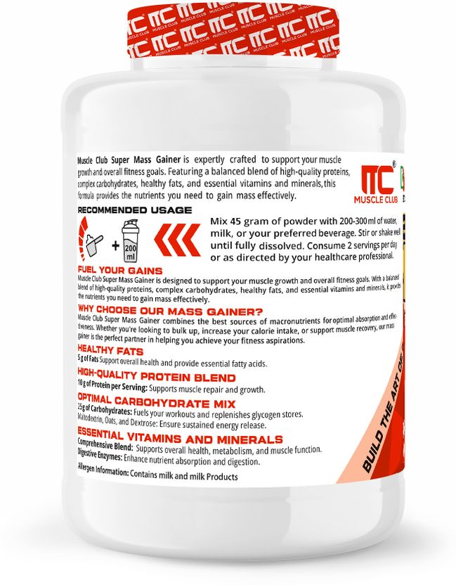 Super Mass Build Whey Protein Mass Gainer Pista Kulfi Flavor Weight Gainers/Mass Gainers 3