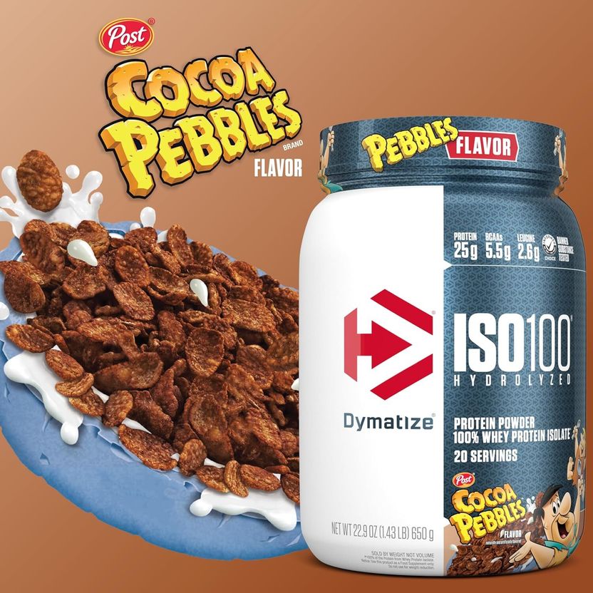 ISO100 Hydrolyzed Protein Powder, 100% Whey Isolate Protein, 25g of Protein, Whey Protein 2
