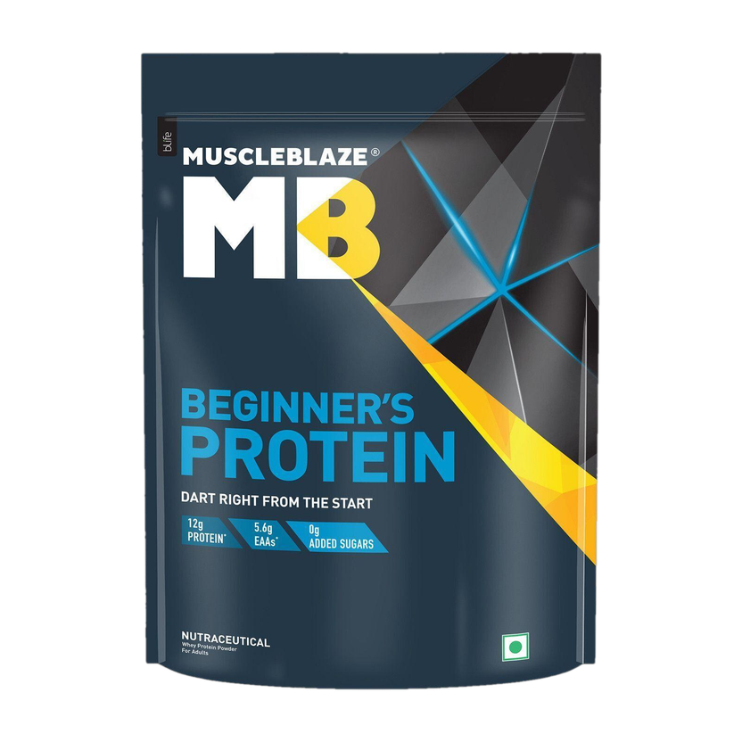 MUSCLEBLAZE Beginner's Whey Protein(500 g, Chocolate)