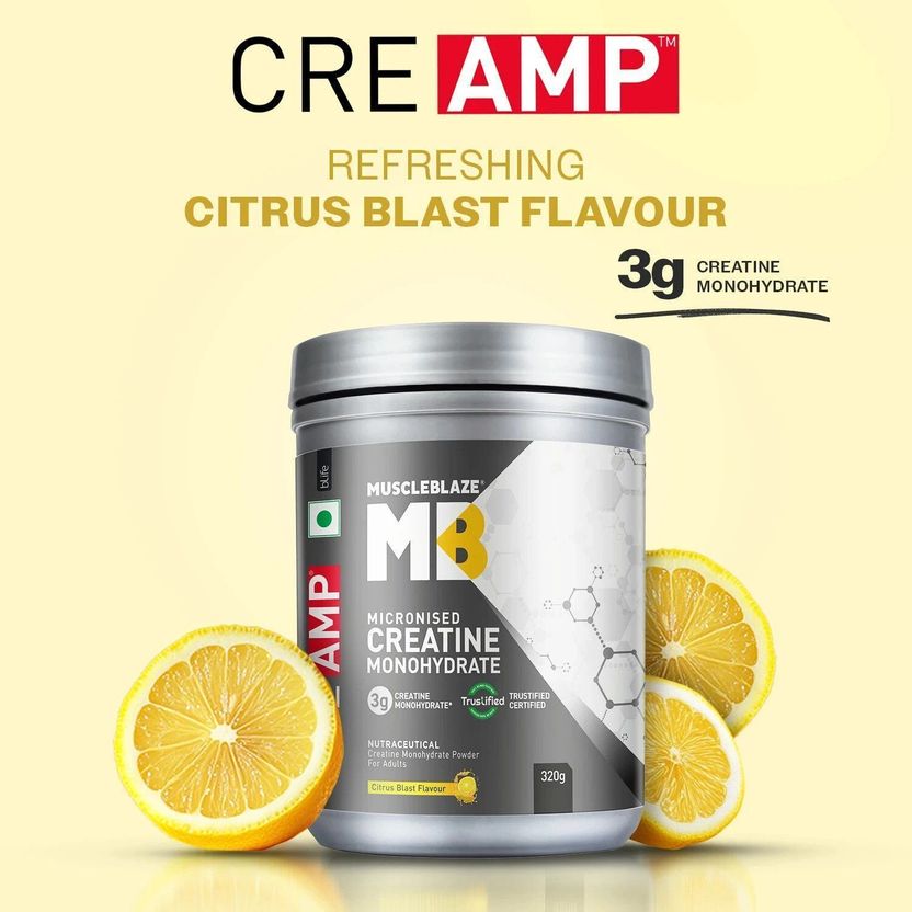 Micronised Creatine Monohydrate CreAMP Powder, Trustified Certified Creatine 2
