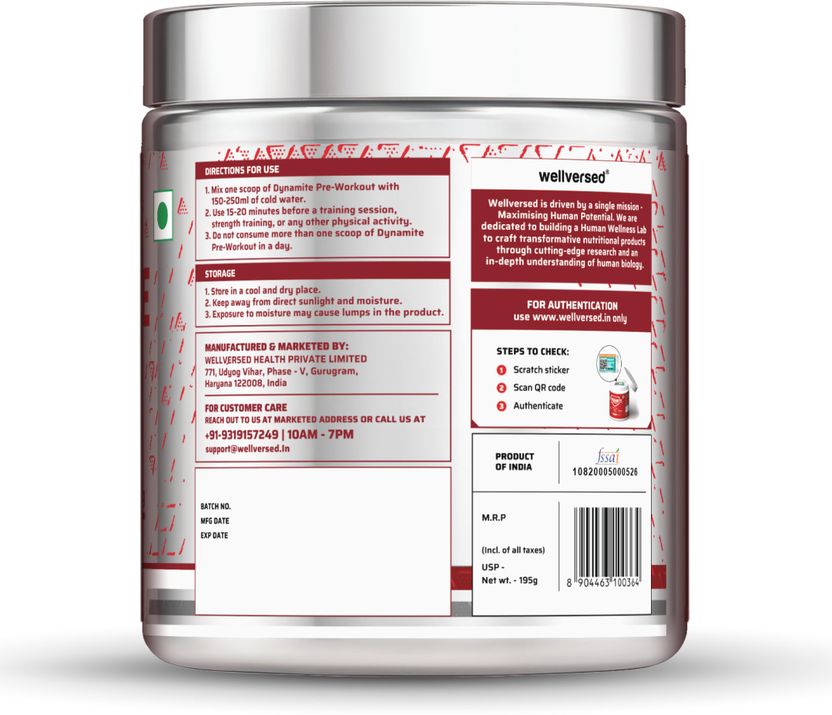 Pre-Workout Caffeine Free 15 Servings | For Late Evening & Night Workouts Pre Workout 3